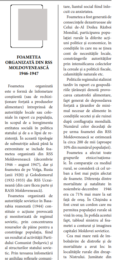 Foametea organizata 1.